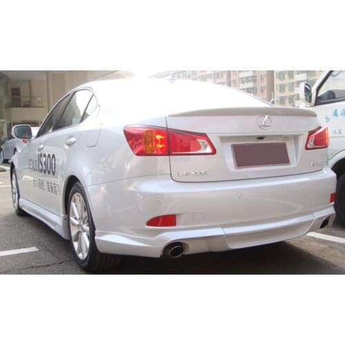 RQXR ABS tail wing rear spoiler lip for lexus is250 is350 is300 2006-2013 unpainted