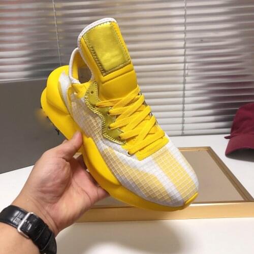 2021 Women Platform Sneakers Flats Lace Up Couple Shoes High Quality Mesh Casual Men Shoes Genuine Leather