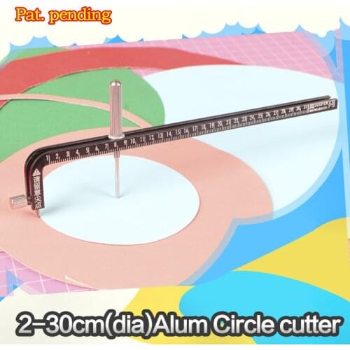 2-30CM(diameter) aluminium circle cutter paper circle cutter crafting circle cutter