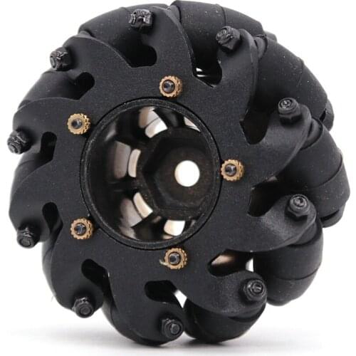 2pcs 60mm Drive Wheels Left/Right Crawler Wheels for Mecanum RC Car Toy