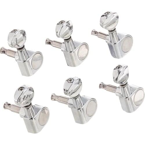 6pcs 6R Guitar Tuning Pegs Tuners Machine Heads for Fender Replacement
