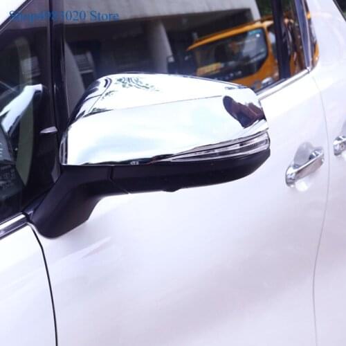 ABS Chrome Exterior Rearview Mirror Cover Side Door Mirror Trims Decoration For Toyota Alphard Vellfire 2016 2017 2018