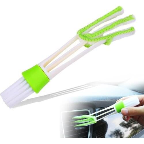 Car Cleaning Round Brush for Air Conditioner Air Outlet and Gap Corner Automotive Keyboard Supplies Bed Brush Clean Tools