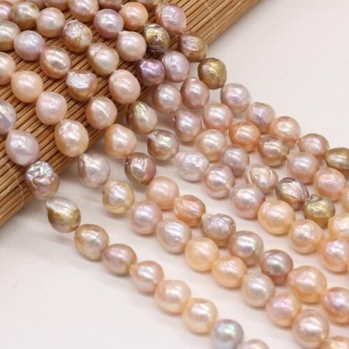 Freshwater Pearl Bead Baroque Irregural Shape Loose Bead Fit Making Jewelry Necklace Bracelet Accessories Length 36cm
