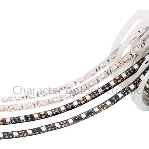 DC12V Black/White PCB UV 395-405nm Purple Violet Led Strip light 5050 SMD 60leds/m 1m/2m/3m/4m/5m Waterproof / Non Waterproof