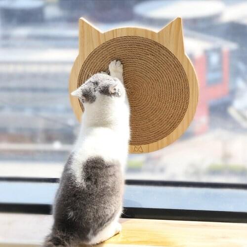 Furniture Protect Kitten Cat Scratch Board Pad Wood Scratcher Mat Claws Care Sisal Cat Toy Product Sofa Scratching Post Protect