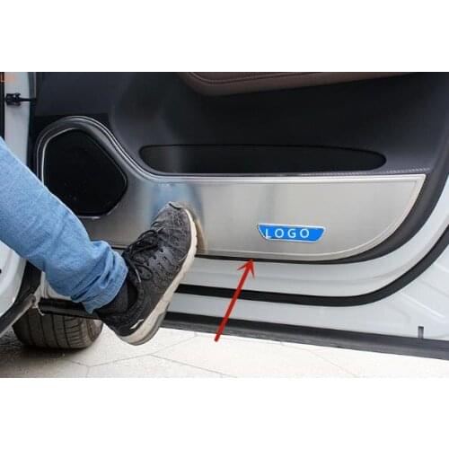 For VOLVO XC60 2018-2020 High-quality stainless steel car Door anti-kick board Anti-scratch protection car accessories