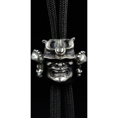 EDC Tibetan silver brass Knife Beads A Pendant Paracord Outdoor DIY Decorations Tibetan silver brass Camping Gear EDC Tools