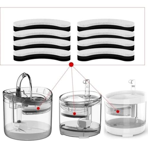 Pet Fountain Filter Elements WF050/WF060 Activated Water Dispenser Filters For Cats Dog Water Drinking Filter Auto Feeder Filter