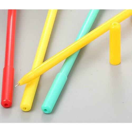 20 PCs Creative Stationery Cartoon Fruit Modeling Gel Pen Student Cute Fresh Pen Office Supplies Signature Pen Wholesale