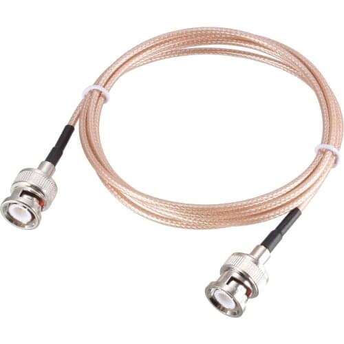 Uxcell 0.5Ft-10Ft BNC Male to BNC Male Coax Cable RG316 Low Loss RF Coax Cable Bnc Cable Extension 50 ohm Impedance