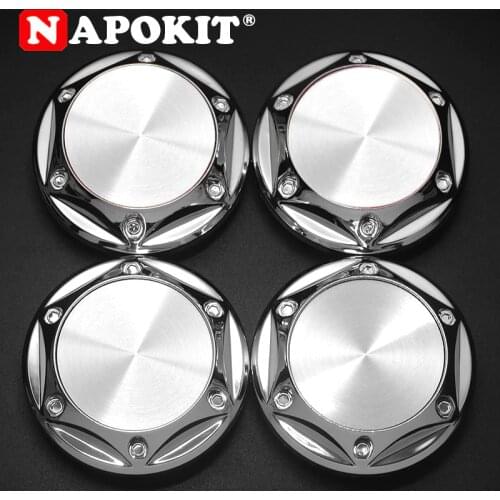 4pcs 68mm with 45MM Red Silver Aluminum Sticker Car Hub Cap For BBS Rays Volk Enkei XXR Tokyo Attack OZ Racing Wheel Rim Hub Cap