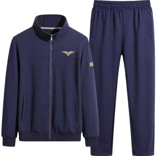 2020 New Mens Men Sweat Suit Sweatershirt Set Suits Brand Tracksuit Tracksuit Casual Men Sportswear Sets Fashion 6XL 7XL 8XL