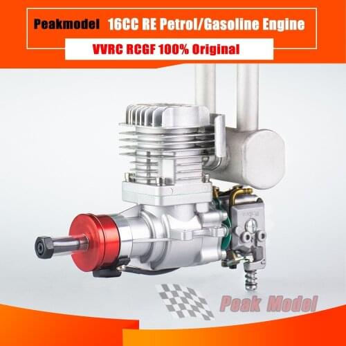 New Arrival! VVRC RCGF 16CC 16CCRE Petrol/Gasoline Engine with Rear Exhaust Pipe/Muffeller for RC Airplane
