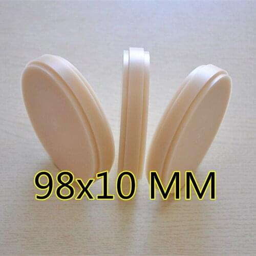 Wholesalers 50 Pieces OD98*10mm Dental Lab Materials PMMA Blocks CADCAM Wieland System Dental PMMA Blanks For Teeth Mold Crown