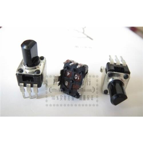 Original new 100% short axis inverter switch B104 09 TYPE single vertical potentiometer B100K half axis 8MM
