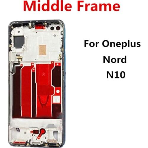 Oneplus6T For Oneplus 6T One Plus Front Middle Frame Plate Housing Board LCD Support Faceplate Bezel Replace Repair Spare Parts