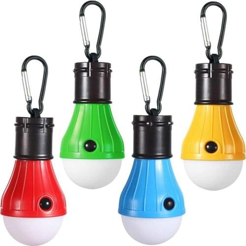 Portable LED Camping Tent Light LED Lanterna Flashlight Torch Lamp Work Light Backpacking Fishing Emergency Battery Powered