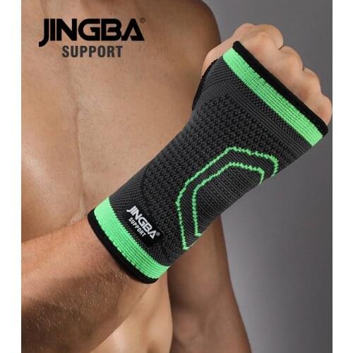 JINGBA SUPPORT 1PCS Sport Protective Gear Boxing hand wraps hand band bandage support+Weightlifting Bandage Wristband Support