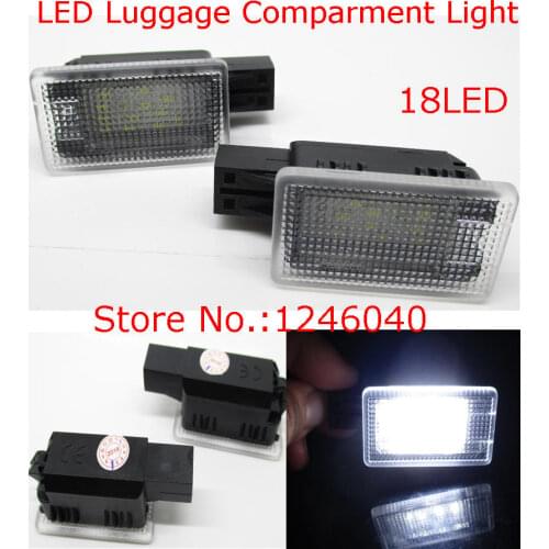 2PCS luggage compartment trunk lamp light for Volvo C70 V50 S80 13-14 S60 11-14 S80L S60L V60 12-14 V40 13-14 XC60 XC90 12-14