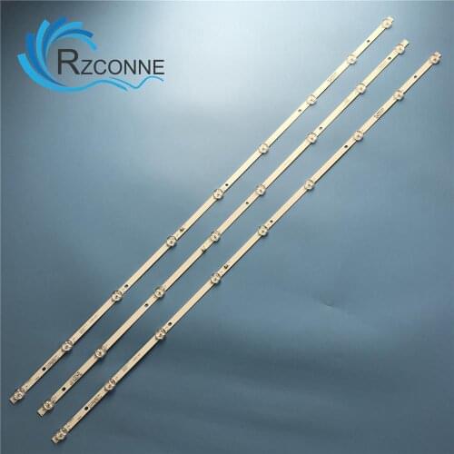 LED Backlight strip 8/9 Lamp for 43'' TV JS-D-AP4316-081DC JS-D-AP4316-091DC 43A16B LMDS430D16C-07