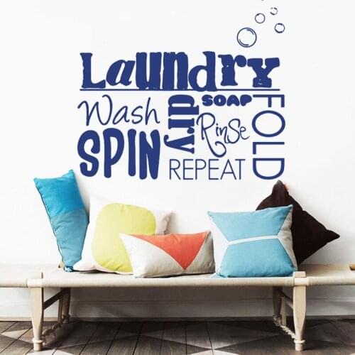 Vinyl Laundry Wall Stickers Animal Lover Livingroom Decoration Accessories Nursery Room Home Party Decor Wallpaper Decal HY1797