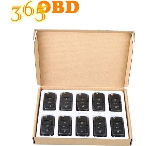 10Pcs/Lot X001-01Wire Universal Remote Key B5 Type 3 Button for VVDI2 and VVDI Key Tool