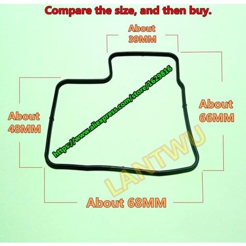2pcs / pack)VLX 400 Steed 400 V-type cylinder Keihin carburetor Bottom shell (rubber) gasket seal housing