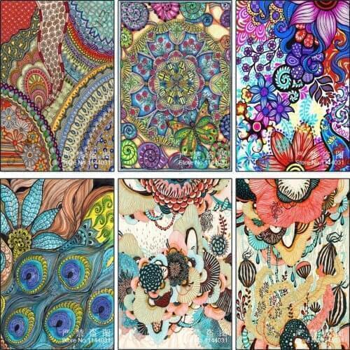 MYCELLA 3D DIY Diamond Painting Cross Stitch Floral & Flowers Crystal Needlework Diamond Embroidery Full Mosaic Home Decor