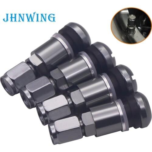 4pcs/set Titanium Gray Professional Aluminum Stem Tire Valve Tyre Valve For Passenger Cars MS525AL Fitting Most Cars Free Ship