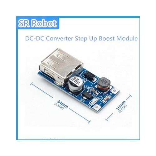 5 pcs DC-DC Converter Step Up Boost Module 0.9-5V T0 5V 600MA USB Charger For MP3 MP4 Camera Diy Robot Kit Power Supply