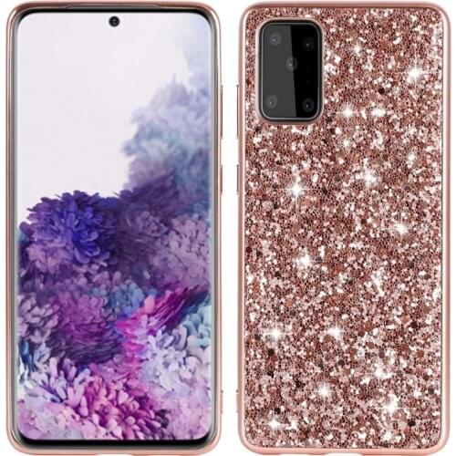 Glitter Case for Samsung Galaxy Note 20 S20 Ultra S20 FE S10 Plus A42 5G A21S M51 M31S Shockproof Hard Plastic Plating Cover