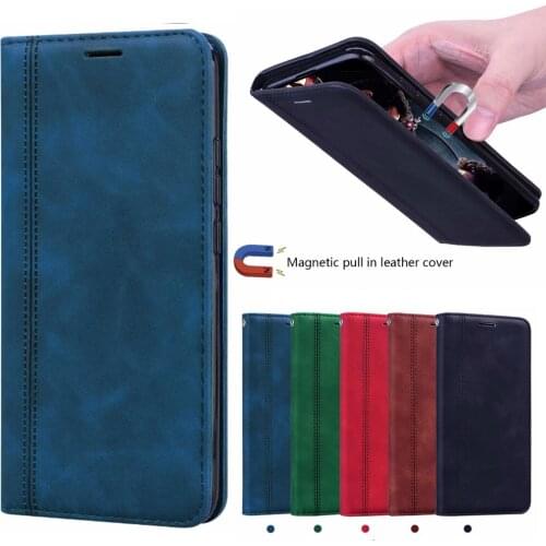 Case For Redmi Note 9 Pro 4G CASE Phone Leather Flip Stand Cover Wallet Case Redmi Note9 Pro M2003J6A1I Cover Protect Magnetic
