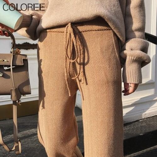 COLOREE Women's Wide Trousers