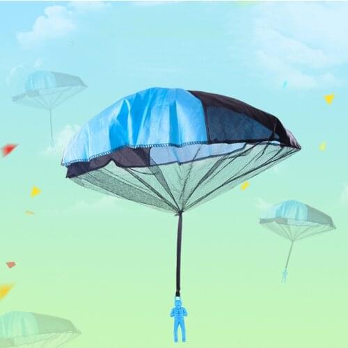 Fly Parachute Sport Hand Throwing Parachute Mini Soldier Toy Kids Outdoor Funny Toys Game Play Educational Toys for Children