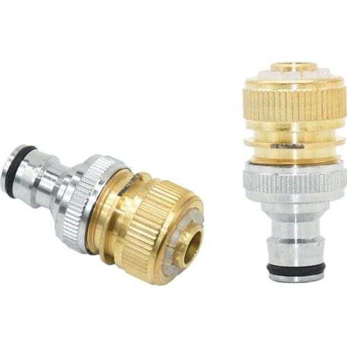 Brass 5/8 Nipple To 1/2" Hose Quick Connector 16mm Garden Watering Hose Adapter Drip Irrigation Copper Fittings 1 Pcs