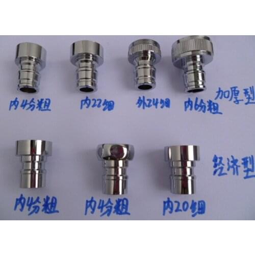 Copper washing machine faucet interface snap-type conversion head mouth mouth accessories 4 points 6 taps