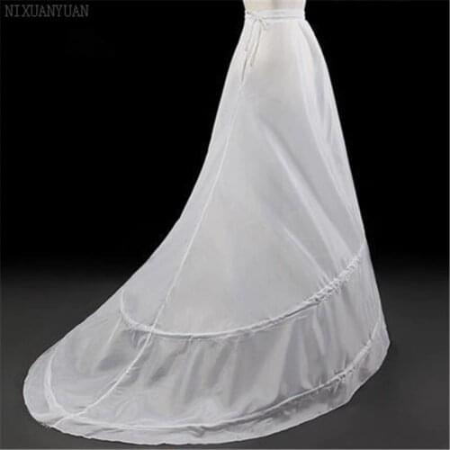 NIXUANYUAN Wholesale 2021 SSYFashion The Bride Petticoats for Wedding Dress Sweep Train Underskirt Lining Accessories