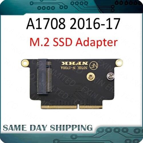 NEW A1708 SSD Adapter NVMe PCI Express PCIE to NGFF M2 SSD Adapter Card M.2 SSD for Apple Macbook Pro Retina 13" A1708 2016 2017