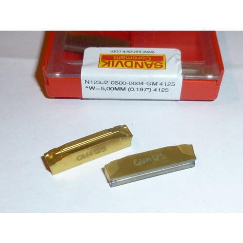 ORIGINAL 10PCS CARBIDE INSERT N123J2-0500-0004 GM 4125