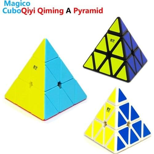 Qiyi QiMing 3x3x3 Cubes Triangle Speed Magic Cube Professional Pyramid 3x3 Cubo Magico Puzzles Educational Toys Kids for Adults