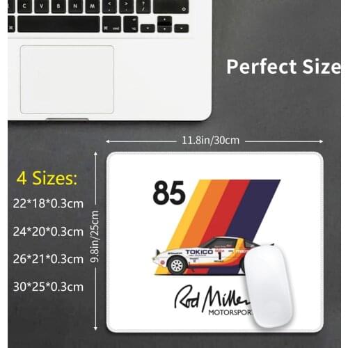 Rod Millen Mazda Rx7 4wd Mouse Pad DIY Print Rod Millen Rhys Pikes Usa Nz Australia Rally Mazda Rx7 4wd