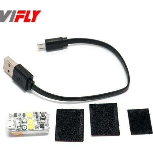 VIFLY Strobe Anti Collision Light 5*3W Hi-intensity LED 3+ Miles Visibility for DJI Mavic RC Airplane FPV LR4 LR5 LR7 Drones