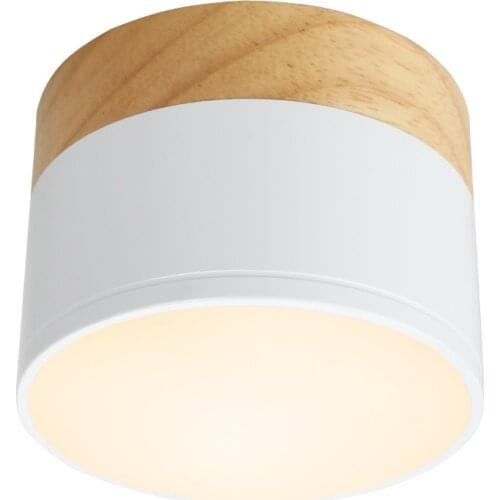 JOYINLED Led 5W Spot Light Modern Wood Living Light LED Downlight Wood Ceiling Spot Light For Ceiling Lamps Lighting Fixtures
