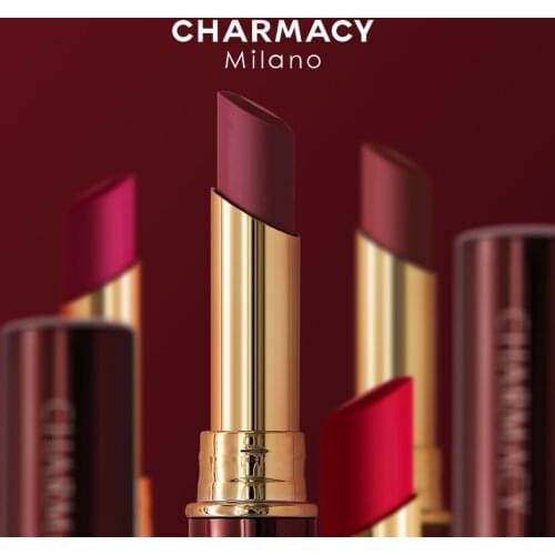 CHARMACY Non-drying Velvet Lipstick 16 Colors Easy To Wear Non-stick Cup Lip Stick Long-Lasting Matte Lip Makeup For Sexy Women
