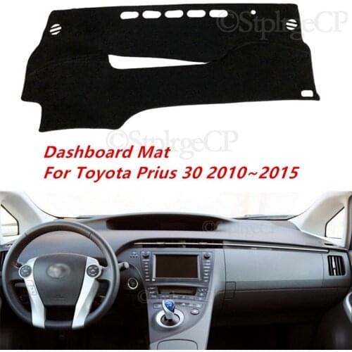 For Toyota Prius 30 2010~2015 High quality Anti-Slip Mat Sunshade Dashmat Protect Carpet Dashboard Cover Pad Accessories