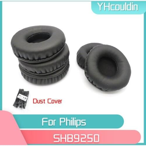 YHcouldin Earpads For Philips SHB9250 Headphone Accessaries Replacement Wrinkled Leather