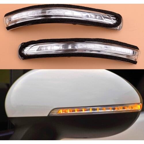 1 Pair Wing Side Mirror Turn Signal Light Indicator Fit for KIA RIO MK3 2011 2012 2013 2014 2015 2016 2017 876141W000 876241W000