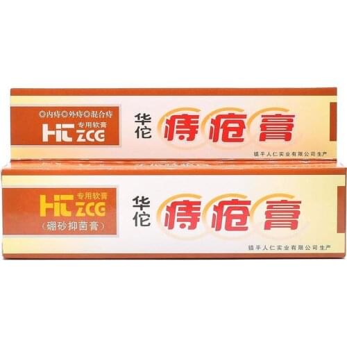 25g Hua Tuo Herbal Hemorrhoids Cream Effective Treatment Anal Fissure External Hemorrhoids Internal Piles