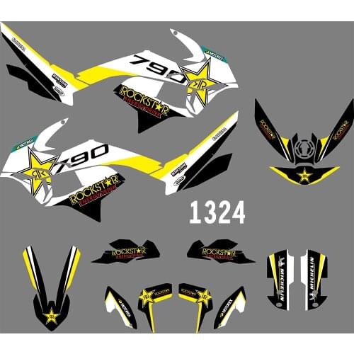 3M Motorcycle Team Graphic & Backgrounds Decal Sticker Kits for KTM 790R ADV ADVENTURE